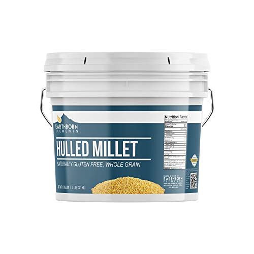 Hulled Millet, 1 Gallon Bucket By Earthborn Elements, Gluten-Fre