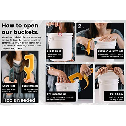 White Rice Flour 1 Gallon Bucket By Earthborn Elements, Gluten