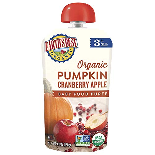 Earths Best Organic Stage 3, Pumpkin, Cranberry &Amp; Apple, 4.2 Ou