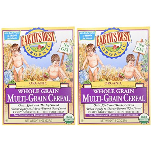 Earths Best Baby Cereal - Multi Grain - 8 Oz - 2 Pk