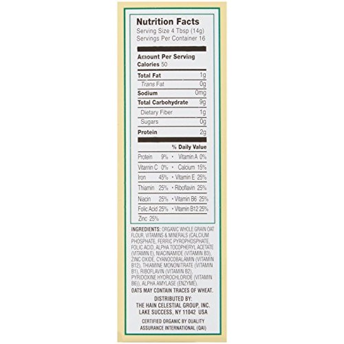 Earths Best Baby Cereal - Oatmeal - 8 Oz