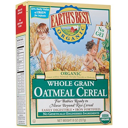 Earths Best Baby Cereal - Oatmeal - 8 Oz