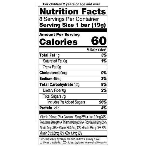 Earths Best Organic Sesame Street Sunny Days Toddler Snack Bars