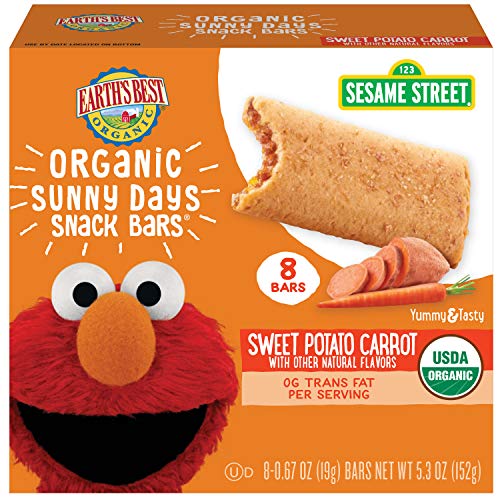 Earths Best Organic Sesame Street Sunny Days Toddler Snacks, Sw