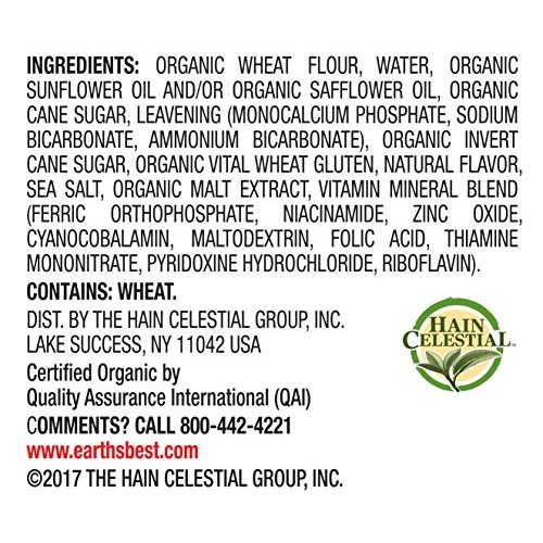 Earths Best Organic Sesame Street Toddler Crunchin Crackers, O