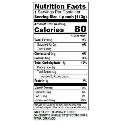 Earths Best Organic Stage 2 Baby Food, Sweet Potato &Amp; Beets, 3.