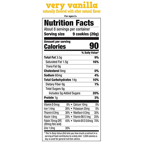 Earths Best Sesame Street Cookies, Vanilla, 5.3 Oz