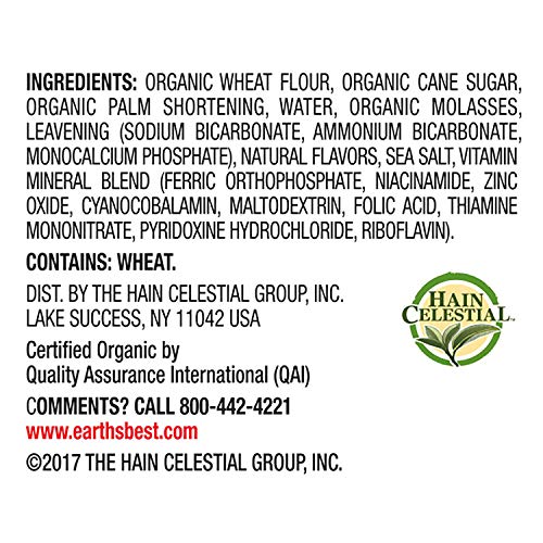 Earths Best Sesame Street Cookies, Vanilla, 5.3 Oz