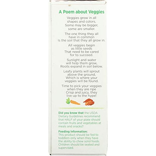 Earths Best, Sunny Day Bars Sweet Potato Carrot Organic 8 Count,