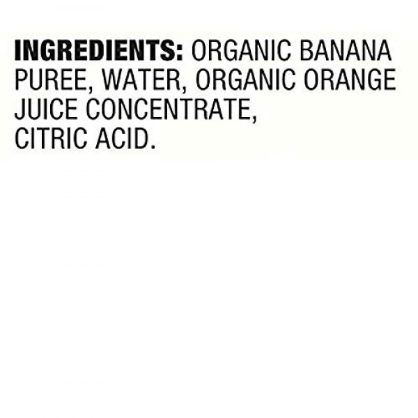 Earths Best Organic Baby Food Puree Pouch, Orange &Amp; Banana, Sta