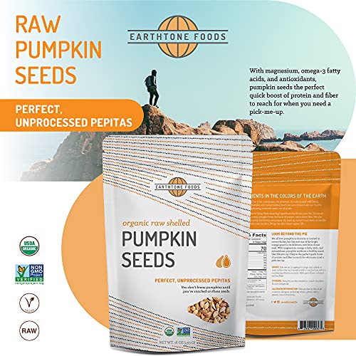 Raw Pumpkin Seeds Organic | Fresh, Hulled, No Shell, Unsalted Pe...
