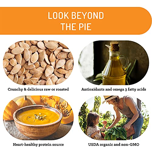 Raw Pumpkin Seeds Organic | Fresh, Hulled, No Shell, Unsalted Pe...