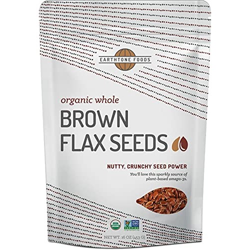 Whole Flax Seed Organic | Raw Brown Flaxseed | Usda Organic &Amp; No