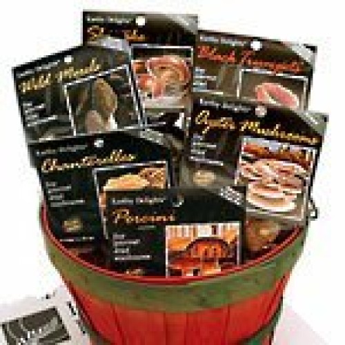 Earthy Delights Dried Mushroom Sampler, 6 Varieties, Chanterelle