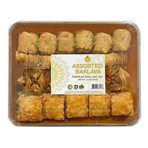 Ef - Premium Assorted Baklava,15 Oz 425G