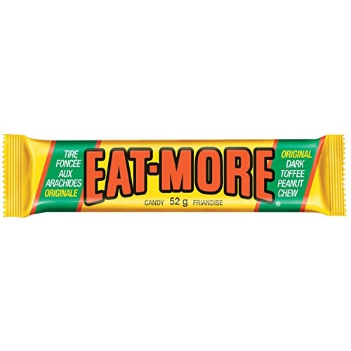 Eat-More Dark Chocolate, Toffee Peanut Chew, 6Ct 52G/1.8 Oz, {