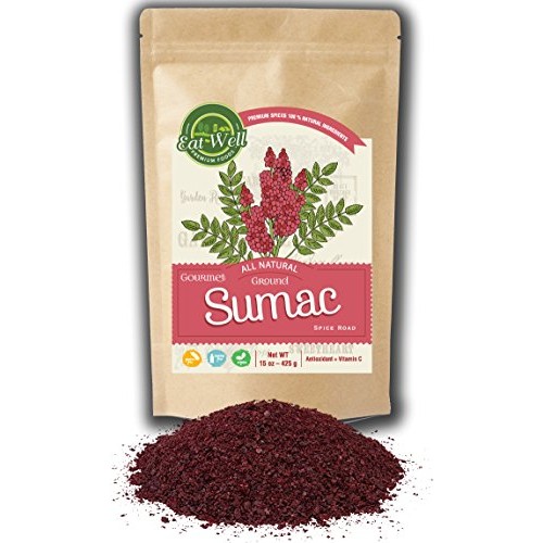 Sumac Spice Powder | 15 Oz - 425 G Reseable Bag | Bulk Ground Su