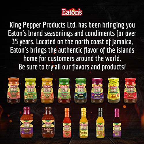 Eatons Jamaican Jerk Seasoning Hot 312G 11 Oz