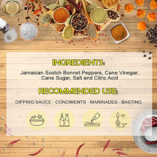 Eatons Jamaican Scotch Bonnet Pepper Sauce 5 Ounce Pack Of 3