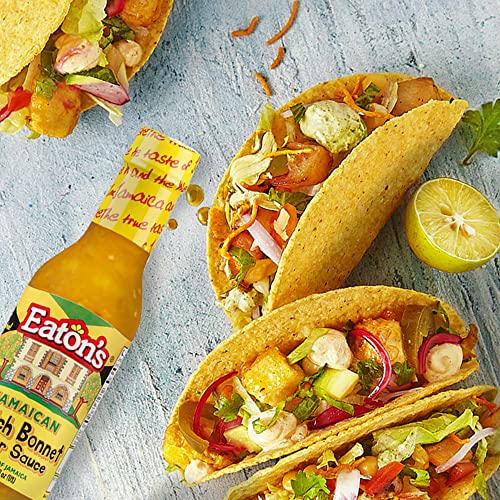 Eatons Jamaican Scotch Bonnet Pepper Sauce 5 Ounce Pack Of 3