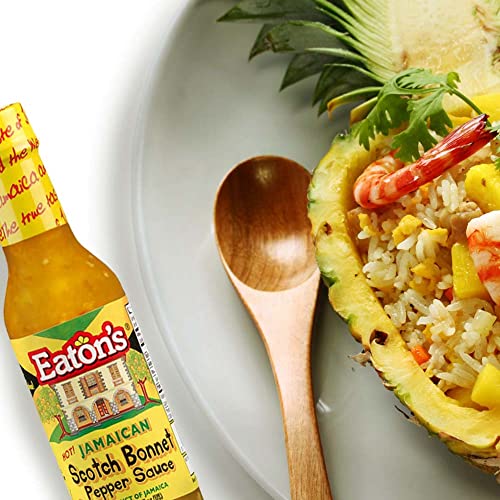 Eatons Jamaican Scotch Bonnet Pepper Sauce 5 Ounce Pack Of 3