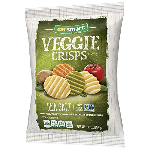 Eatsmart Snacks Veggie Crisps, Sea Salt, 1.25 Ounce Pack Of 8