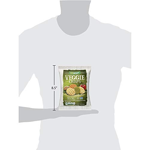 Eatsmart Snacks Veggie Crisps, Sea Salt, 1.25 Ounce Pack Of 8