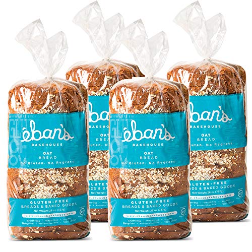 Eban’S Bakehouse Fresh Baked Gluten-Free Oat Bread - 4 Loaves -