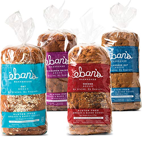 Ebans Bakehouse Fresh Baked Gluten-Free Bread - 4 Loaf Variety