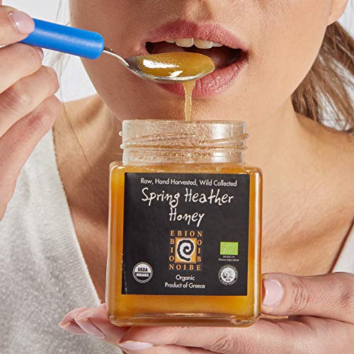 Wild Raw Organic Greek Honey from the Pindus Mtns Spring Heather