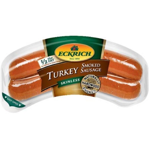 Eckrich Turkey Smoked Sausage 13 Oz 4 Pack