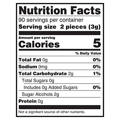 Eclipse, Spearmint Sugarfree Gum, 180 Ct