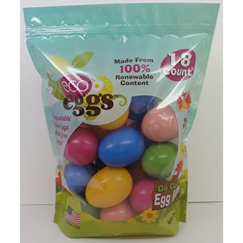 Eco Friendly Easter Eggs - 18 Count