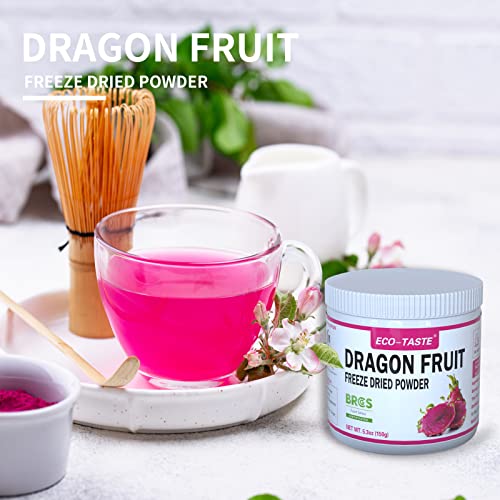 Dragon Fruit Powder, 5.3 Oz.150G, Pure Freeze Dried Pitaya Pow