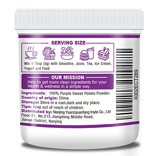 Natural Purple Sweet Potato Powder, Raw Powder For Food Coloring