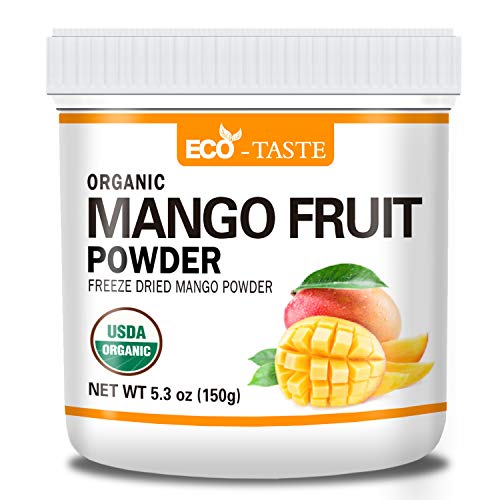 Organic Freeze Dried Mango Fruit Powder, 5.3Oz150G, 100% Pure,