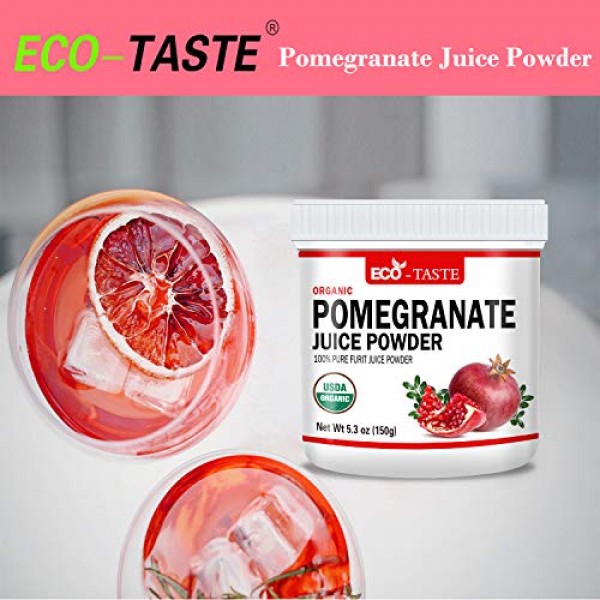 Organic Pomegranate Juice Powder, 5.3Oz150G, 100% Usda Organic