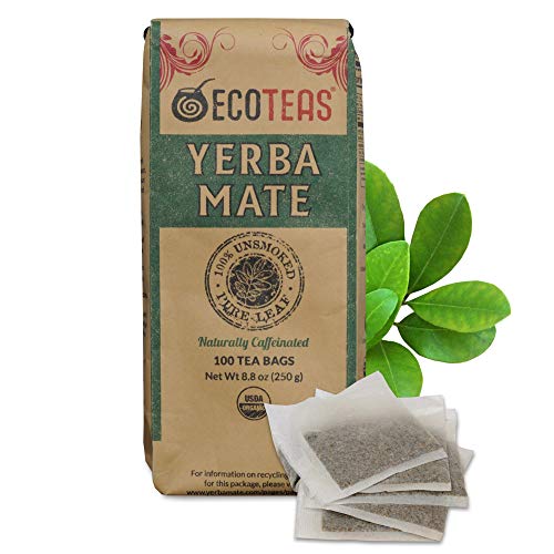 Ecoteas - Unsmoked Yerba Mate Tea - Yerba Mate Tea Bags - Yerba