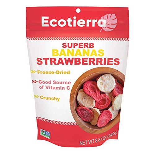 Ecotierra Superb Freeze-Dried Bananas Strawberries