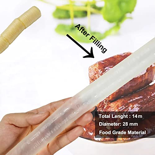 Edible Collagen Casings Dry Pig Sausage Casing Tube For Sausage