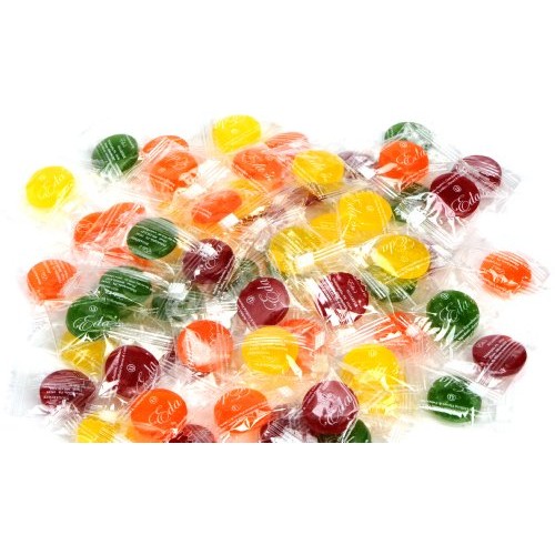 Edas Sugar Free Sour Mix Hard Candy, One Pound, Individually Wr