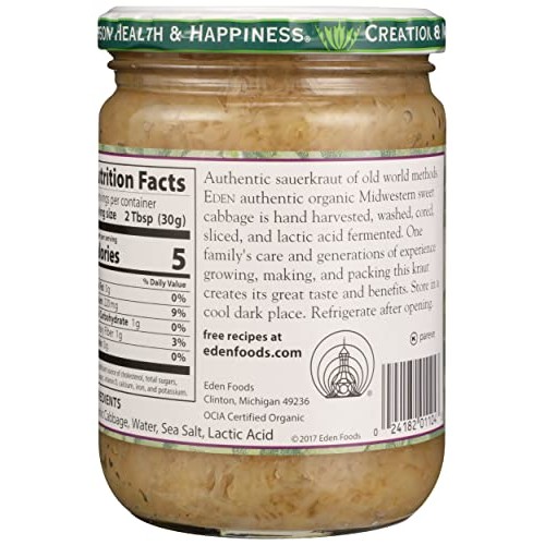 Eden Foods Organic Sauerkraut, 18 Oz