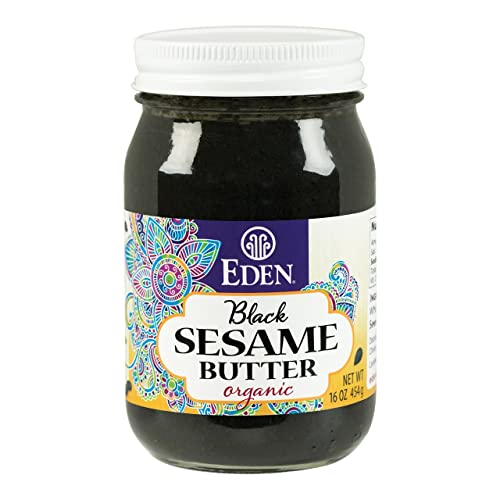 Eden Foods Whole Black Sesame Butter Spread 16 oz 454 gram - O...