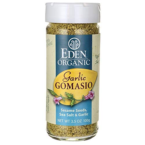 Organic Garlic Gomasio - Sesame Seeds Sea Salt &Amp; Garlic 3.5 Ounc