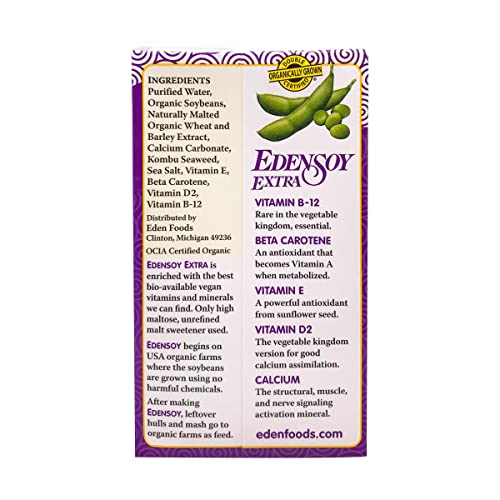 Eden Foods Extra Organic Original Fortified Soymilk, 32 Oz