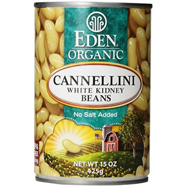 Eden Organic Cannellini White Kidney Beans, 15 Oz