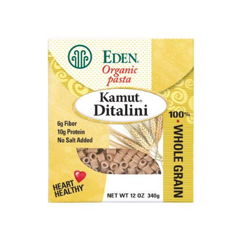 Eden Organic Kamut Ditalini, 100% Whole Grain, 12-Ounce Boxes P