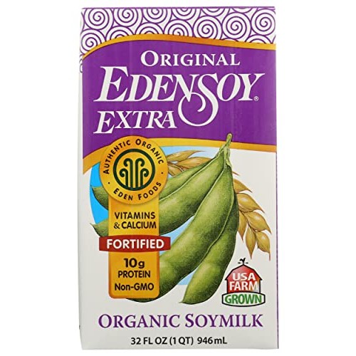 Eden Foods Extra Organic Original Fortified Soymilk, 32 Oz