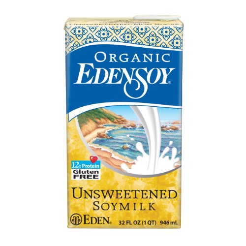 Eden Soymilk Unsweetened Organic, 32-Ounces Pack Of6