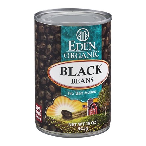 Eden Organic Black Beans No Salt Added 15 Oz Pack Of 6